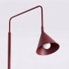 Lampadaire Acier Bourgogne E14 1 Nox