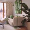 Lampadaire Acier Sauge E14 1 Nox