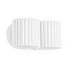 Appliques murales Aluminium Blanc G9 2 Aura