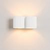 Appliques murales Aluminium Blanc G9 2 Aura