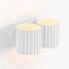 Appliques murales Aluminium Blanc G9 2 Aura