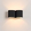 Appliques murales Aluminium Noir G9 2 Aura