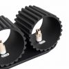 Appliques murales Aluminium Noir G9 2 Aura