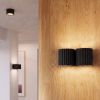 Appliques murales Aluminium Noir G9 2 Aura