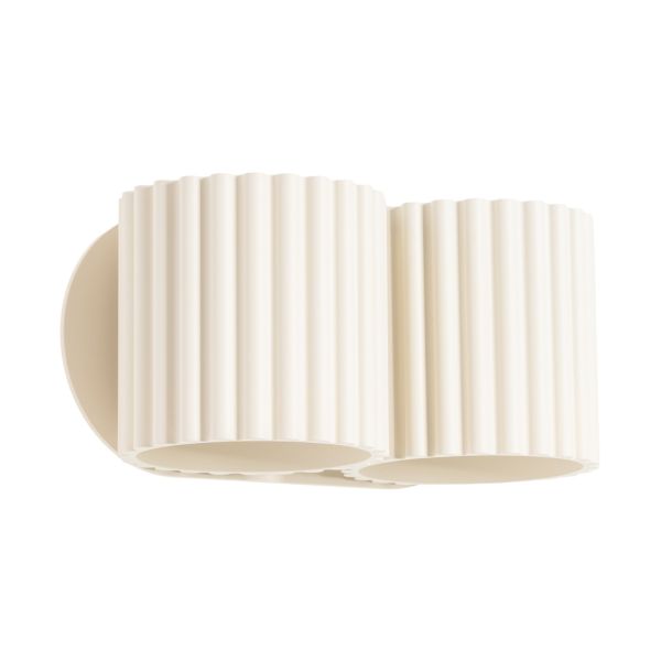 Appliques murales Aluminium Beige G9 2 Aura