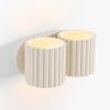 Appliques murales Aluminium Beige G9 2 Aura