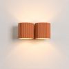 Appliques murales Aluminium Ocre Rouge G9 2 Aura
