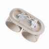 Appliques murales Aluminium Taupe G9 2 Aura