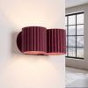 Appliques murales Aluminium Bourgogne G9 2 Aura