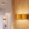 Appliques murales Aluminium Jaune G9 2 Aura