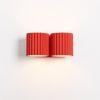 Appliques murales Aluminium Rouge G9 2 Aura