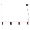 Lustres Aluminium Bourgogne GU10 4 Karbon