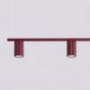 Lustres Aluminium Bourgogne GU10 4 Karbon