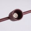 Lustres Aluminium Bourgogne GU10 4 Karbon