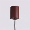 Lustres Aluminium Bourgogne GU10 4 Karbon