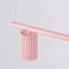 Lustres Aluminium Rose GU10 4 Karbon