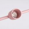 Lustres Aluminium Rose GU10 4 Karbon