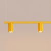 Lustres Aluminium Jaune GU10 4 Karbon