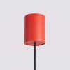 Lustres Aluminium Rouge GU10 4 Karbon