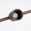 Lustres Aluminium Brun GU10 4 Karbon