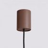 Lustres Aluminium Brun GU10 4 Karbon
