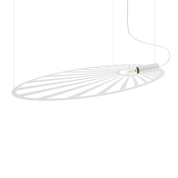 Suspensions Acier Blanc E27 1 Lehdet