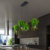 Suspensions Acier Noir GU10 4 Kukkia