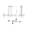 Suspensions Acier Noir GU10 4 Kukkia