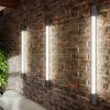 Appliques murales Acier Noir T8 1 Valo