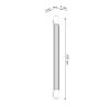 Appliques murales Acier Noir T8 1 Valo