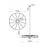 Suspensions Acier Noir E27 1 Eskola