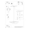 Suspensions Acier Noir E27 1 Eskola
