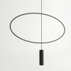 Suspensions Acier Noir GU10 1 Holar