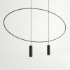Suspensions Acier Noir GU10 2 Holar