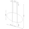 Suspensions Acier Noir GU10 2 Holar