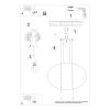 Suspensions Acier Noir GU10 2 Holar