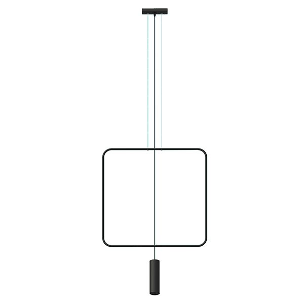 Suspensions Acier Noir GU10 1 Rana