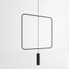 Suspensions Acier Noir GU10 1 Rana