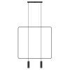Suspensions Acier Noir GU10 2 Rana