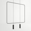 Suspensions Acier Noir GU10 2 Rana