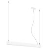 Suspensions Aluminium Blanc LED 1 Pinne