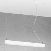 Suspensions Aluminium Blanc LED 1 Pinne