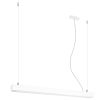 Suspensions Aluminium Blanc LED 1 Pinne