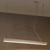 Suspensions Aluminium Blanc LED 1 Pinne
