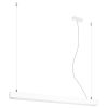 Suspensions Aluminium Blanc LED 1 Pinne