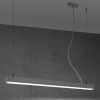 Suspensions Aluminium Gris LED 1 Pinne