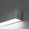 Appliques murales Aluminium Gris LED 1 Pinne