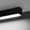 Plafonniers Aluminium Noir LED 1 Pinne