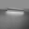 Plafonniers Aluminium Gris LED 1 Pinne