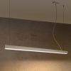 Suspensions Aluminium Blanc LED 1 Pinne